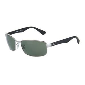 NEW Ray-Ban 60MM Rectangular Metal Sunglasses